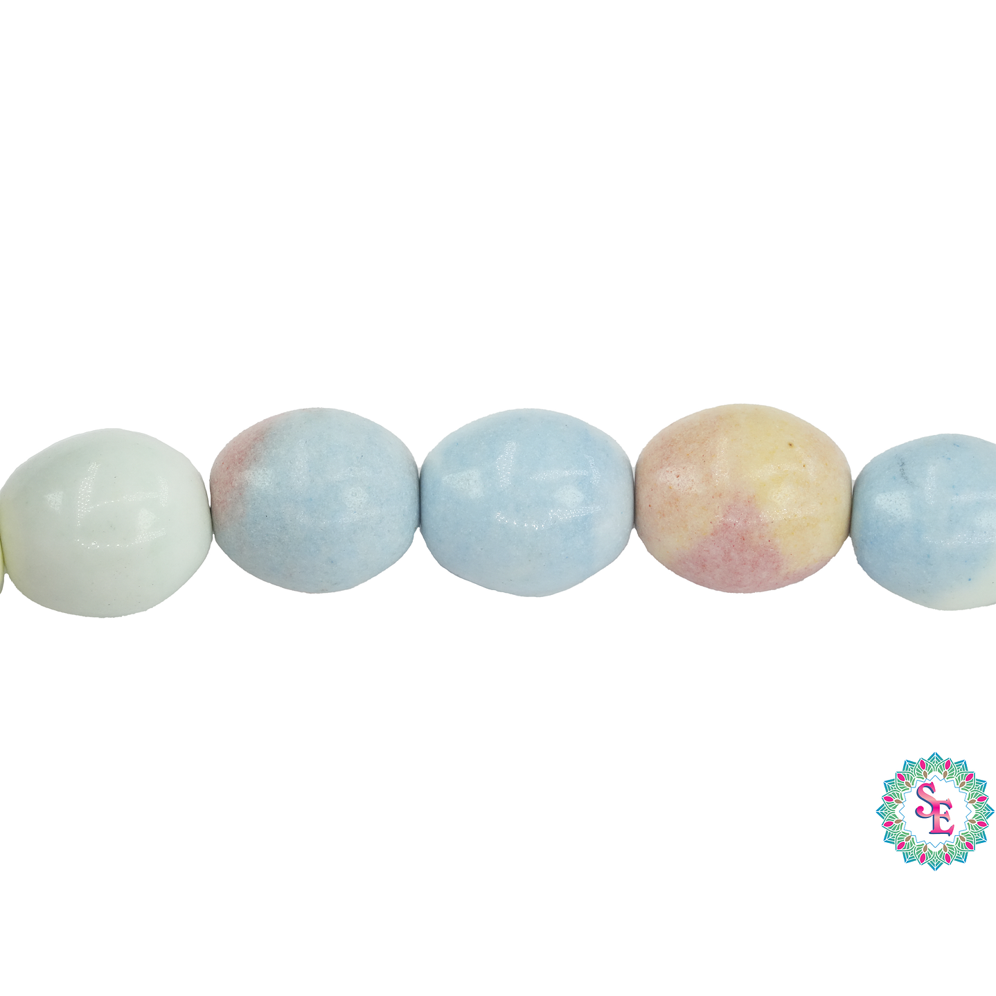 PIEDRA NATURAL OVALO 8*10M JASPER ARCOIRIS 1