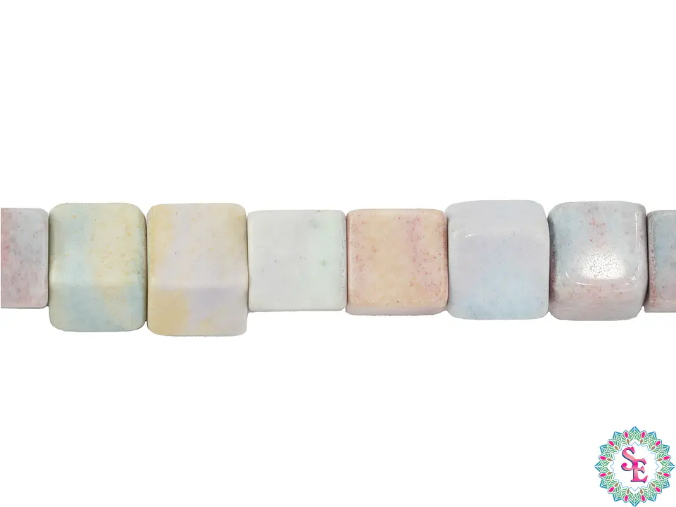 PIEDRA NATURAL CUBO 6*6MM JASPER ARCOIRIS 1