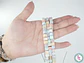 PIEDRA NATURAL CUBO 6*6MM JASPER ARCOIRIS - Miniatura 2