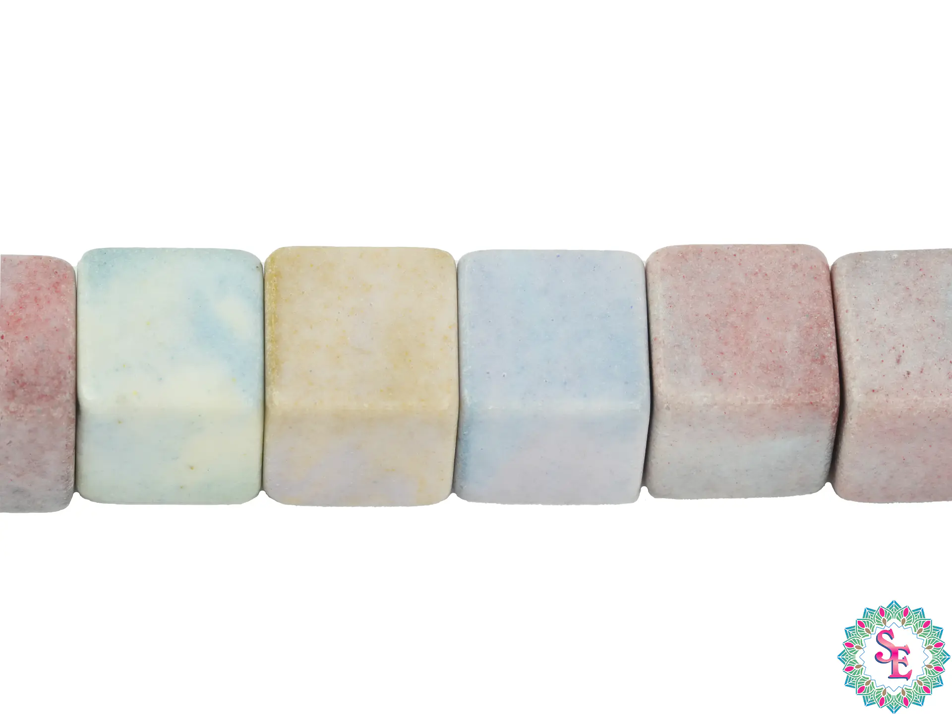 PIEDRA NATURAL CUBO 9*9M JASPER ARCOIRIS 1