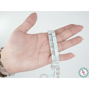 PIEDRA NATURAL CUBO 7*3MM JASPER ARCOIRIS