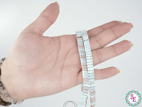 PIEDRA NATURAL CUBO 7*3MM JASPER ARCOIRIS