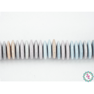 PIEDRA NATURAL DISCO 8*2M JASPER ARCOIRIS