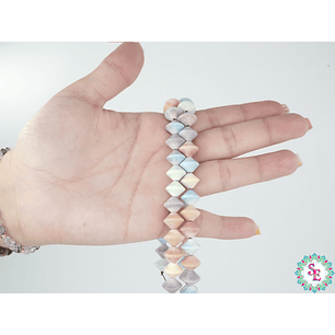 PIEDRA NATURAL ROMBO 8*10M JASPER ARCOIRIS