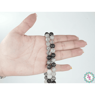 PIEDRA NATURAL LISA  # 8MM TURMALINA