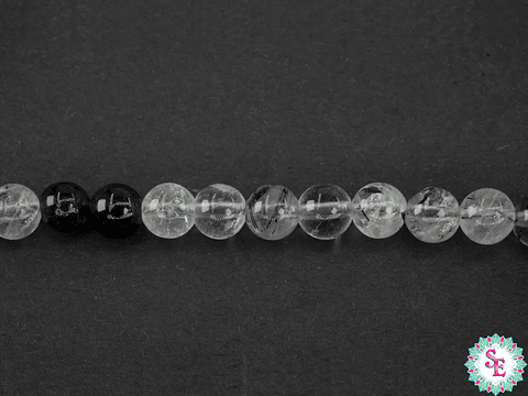 PIEDRA NATURAL LISA  # 4MM TURMALINA 