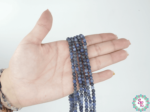 PIEDRA NATURAL LISA 4MM SODALITA 