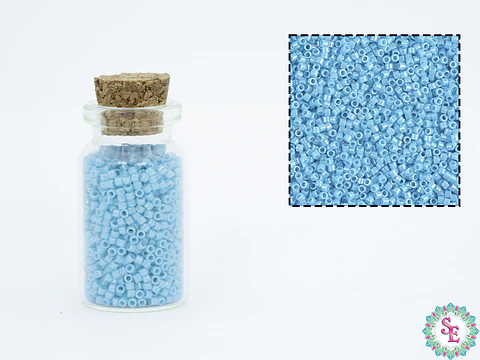 MIYUKI DELICA 11/0 OP SKY BLUE LUSTER DB0215 X 10 GRAMOS 