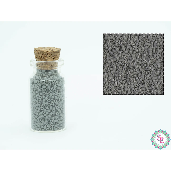 MIYUKI DELICA 11/0 OPAQUE GREY  DB0731 X 10 GRAMOS  2