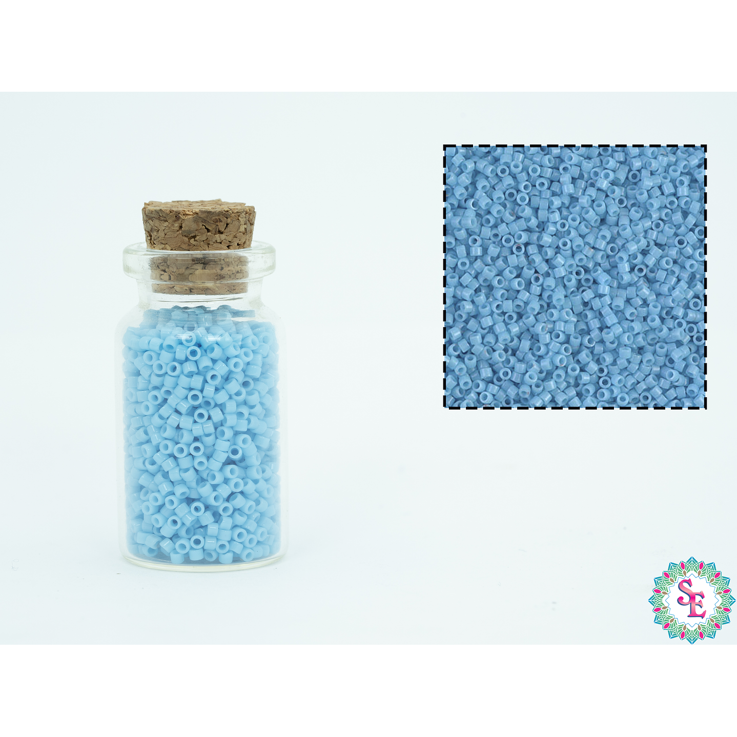 MIYUKI DELICA 11/0 OPAQUE LIGHT BLUE DB725 X 10G  2