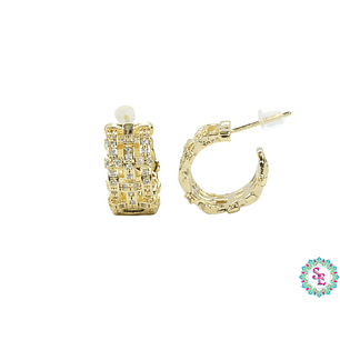 RODIO TERMINADO DORADO TOPO 17*9MM CIRCON 