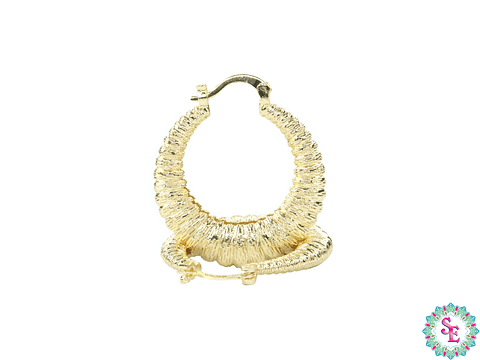 RODIO TERMINADO DORADO CANDONGA 30MM ACANALADA 