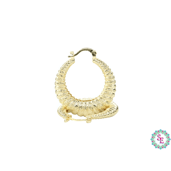 RODIO TERMINADO DORADO CANDONGA 30MM ACANALADA  1