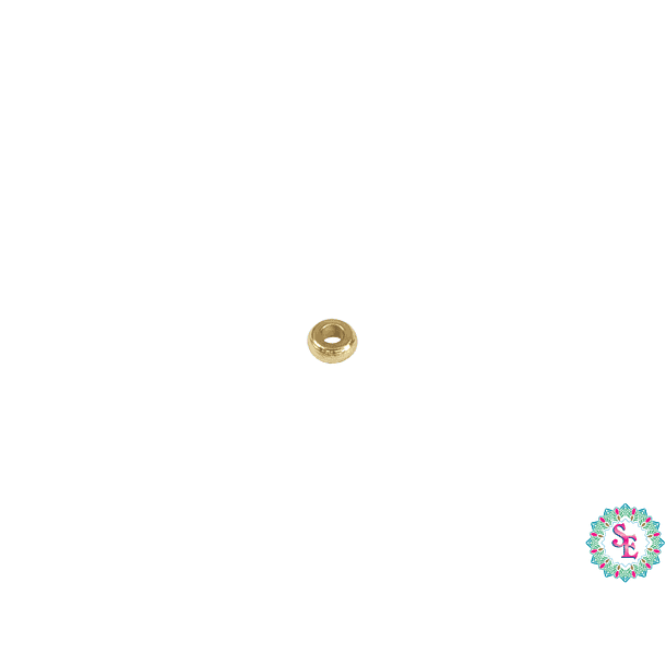 Balin de acero #8 dorado - Crearte bisutería y accesorios