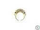 RODIO DORADO ANILLO CHUNKY #7.5  GRABADO - Miniatura 3