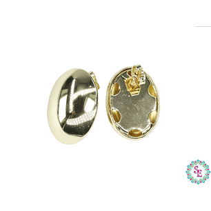 RODIO TERMINADO DORADO TOPO 20 OVALO 25*18*7MM