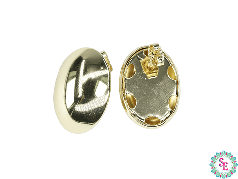 RODIO TERMINADO DORADO TOPO 20 OVALO 25*18*7MM