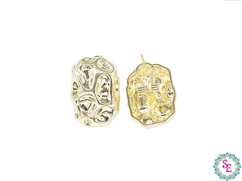 RODIO TERMINADO DORADO TOPO 27 AMORFO 30*21MM