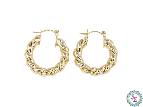 RODIO TERMINADO DORAD CANDONGA  ENTORCHADA 25*5MM