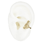 RODIO DORADO EARCUFF 10MM SERPIENTE CIRCON BLANCO  - Miniatura 1