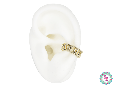 RODIO DORADO EARCUFF 7 ESLABON 16*6MM