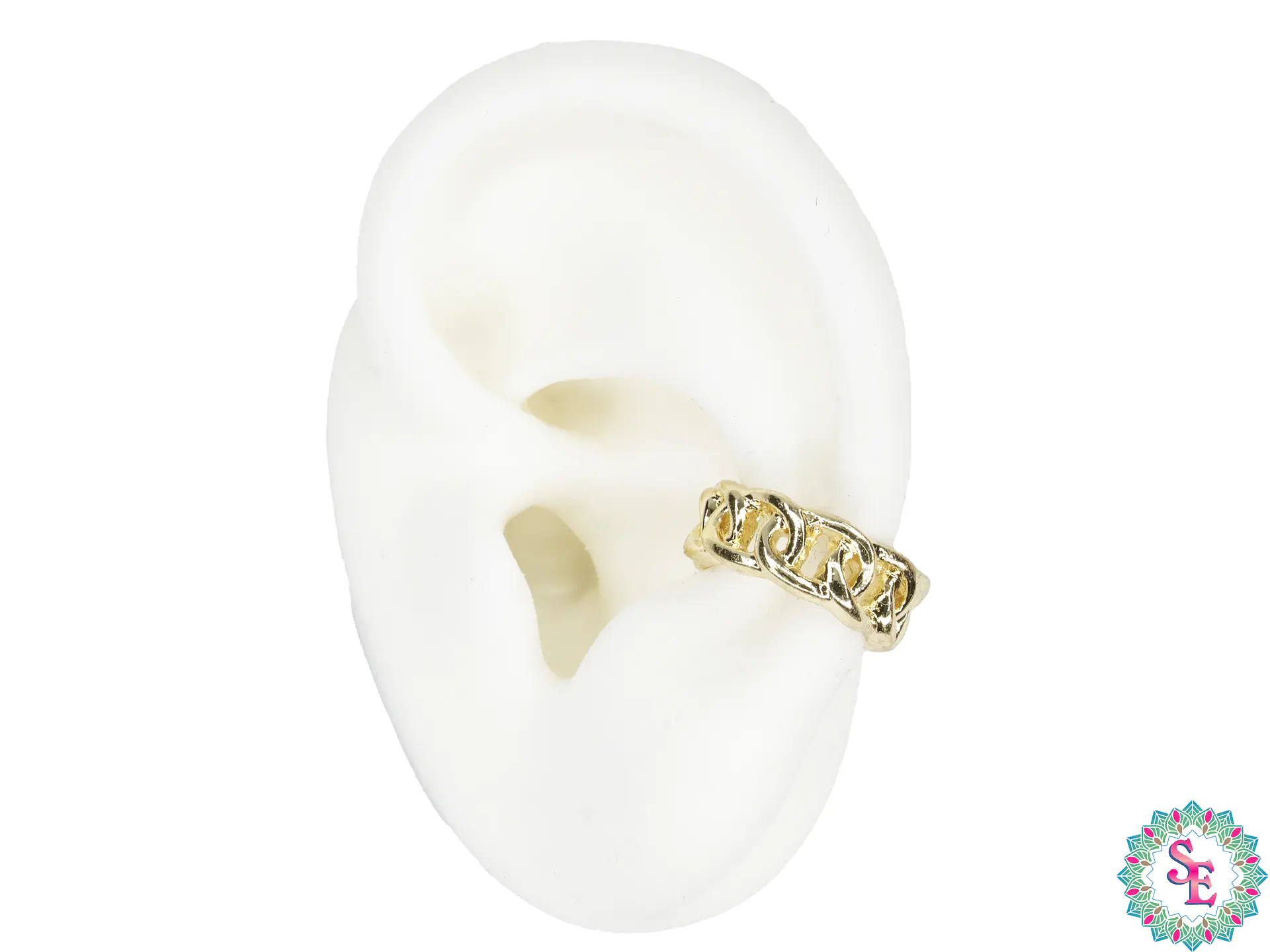 RODIO DORADO EARCUFF 7 ESLABON 16*6MM 1