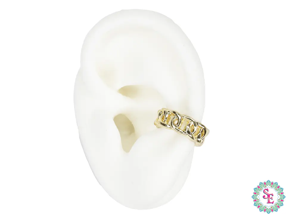 RODIO DORADO EARCUFF 7 ESLABON 16*6MM 1