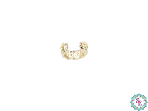 RODIO DORADO EARCUFF 7 ESLABON 16*6MM