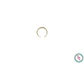 RODIO DORADO EARCUFF LISO 11*8MM - Miniatura 3