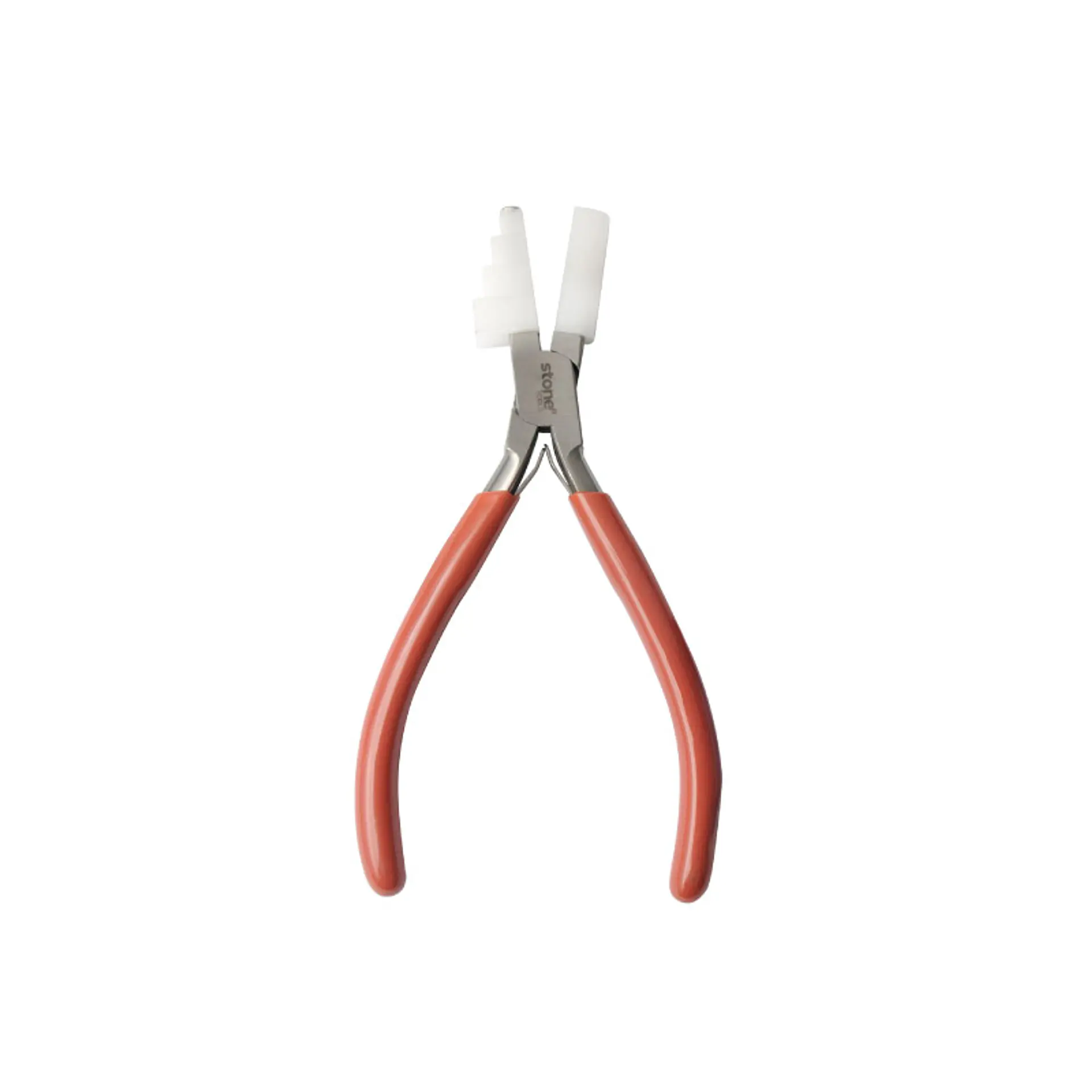 HERRAMIENTA STONE ACERO INOXIDABLE PINZA PUNTA NYLON INTERCAMBIABLE PLR-569  16.5CM 3