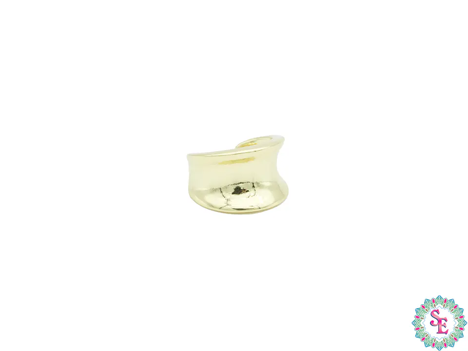 RODIO DORADO EARCUFF LISO  13*8.5MM 2