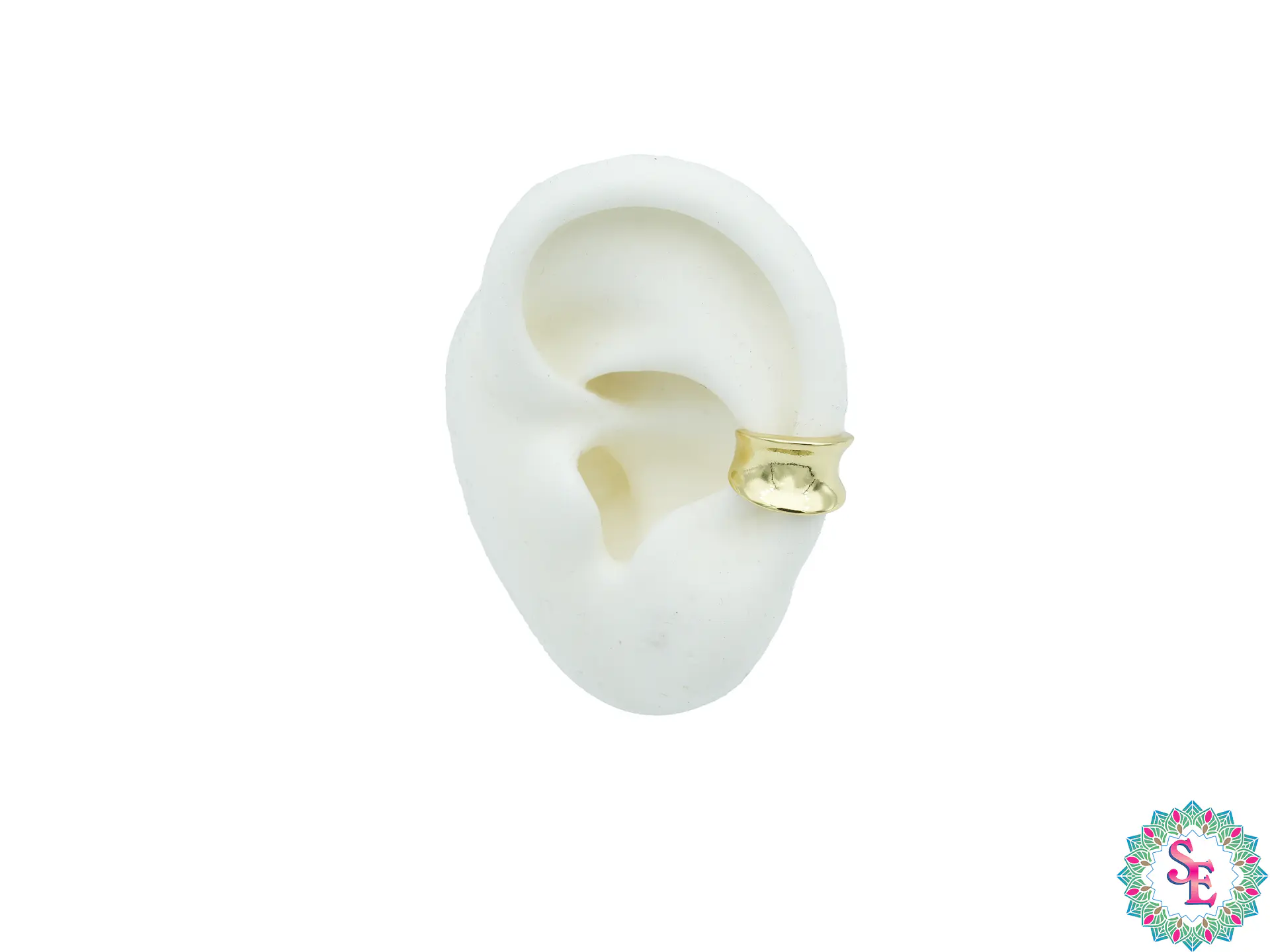 RODIO DORADO EARCUFF LISO  13*8.5MM 1