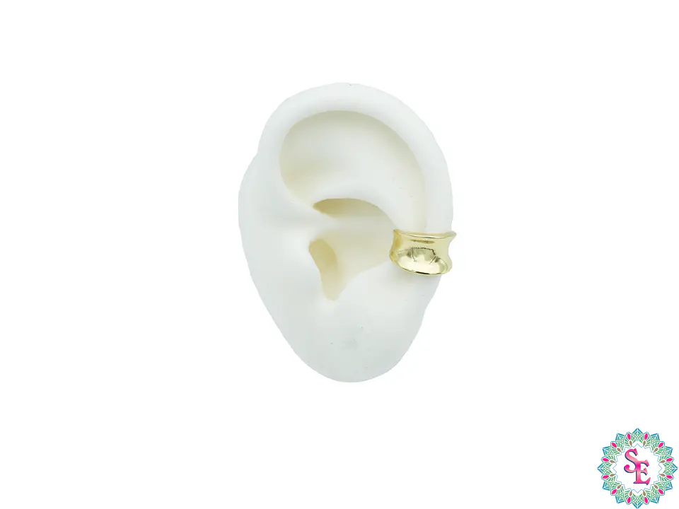 RODIO DORADO EARCUFF LISO  13*8.5MM 1