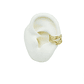 RODIO DORADO EARCUFF LISO ENTRELAZADO 16*12MM - Miniatura 1