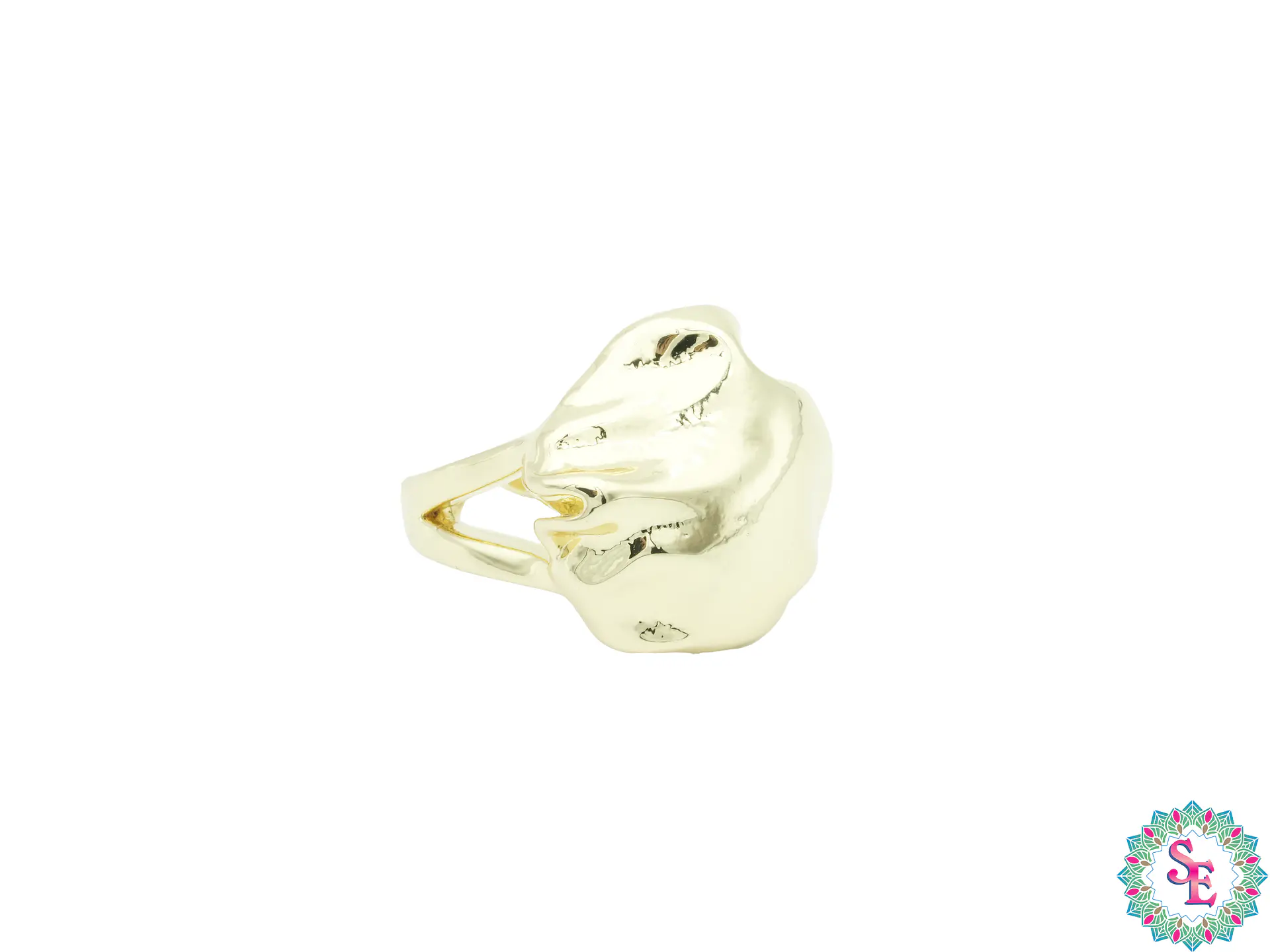 RODIO DORADO ANILLO #7   PLANO AMORFO 22MM 2
