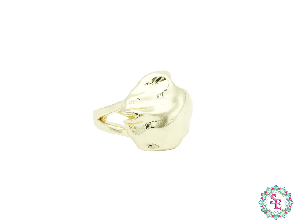 RODIO DORADO ANILLO #7   PLANO AMORFO 22MM 2
