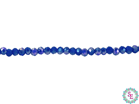 CRISTAL MURANO # 3MM AZUL REY AB TRANSPARENTE 