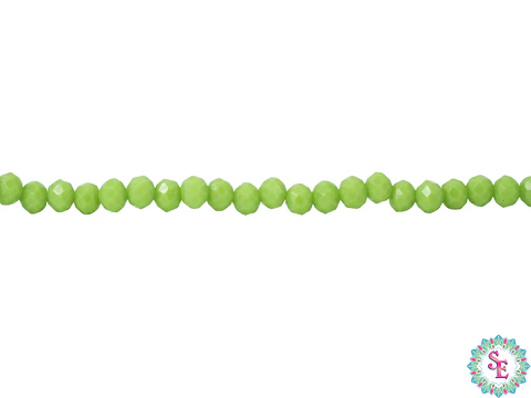 CRISTAL MURANO # 3MM VERDE PERA MATE 