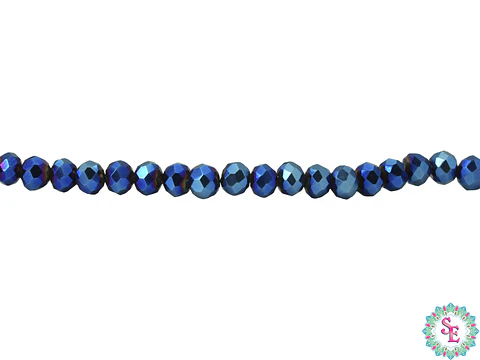 CRISTAL MURANO # 4MM AZUL  ELECTRICO 