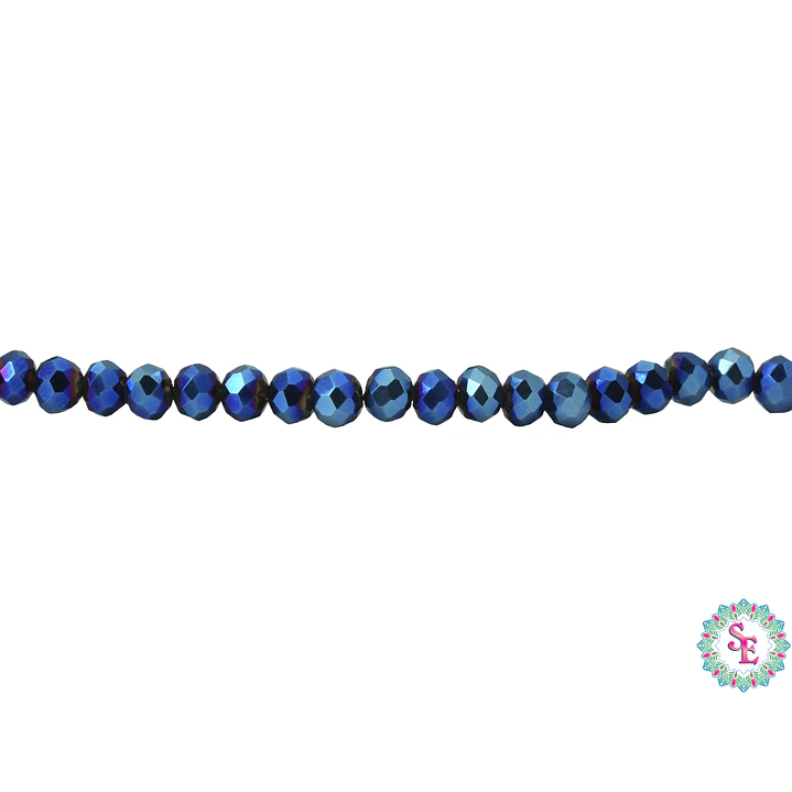 CRISTAL MURANO # 4MM AZUL  ELECTRICO  1