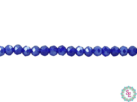 CRISTAL MURANO # 4MM AZUL REY AB TRANSPARENTE 