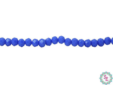 CRISTAL MURANO # 4MM AZUL LAPISLAZURI MATE 