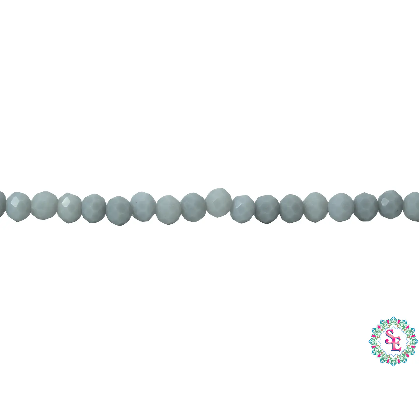 CRISTAL MURANO # 4MM GRIS MATE 1