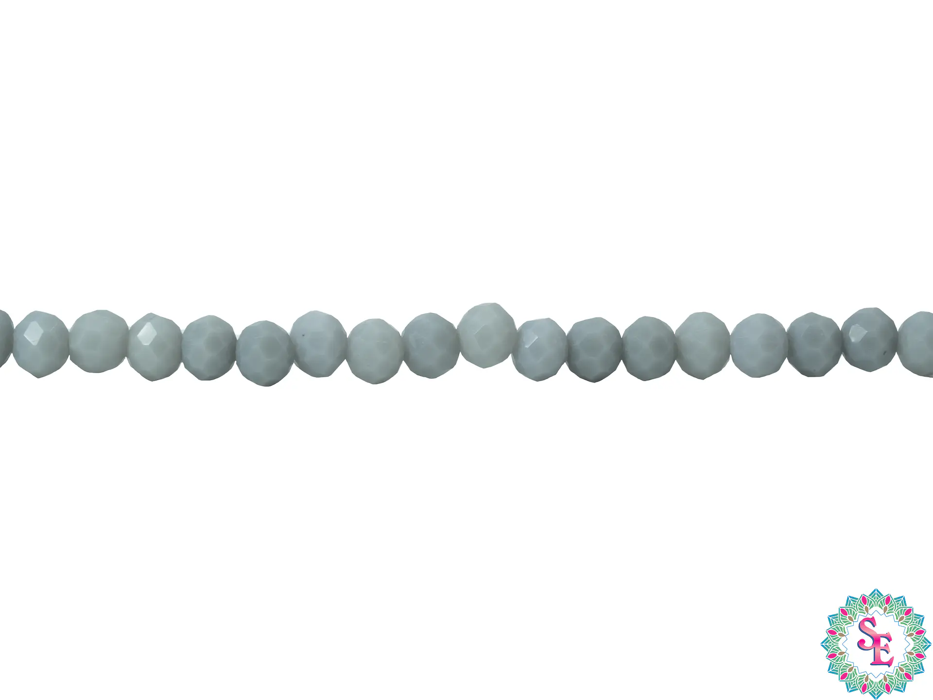 CRISTAL MURANO # 4MM GRIS MATE 1
