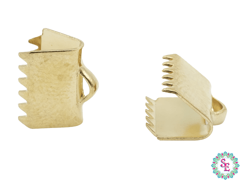 ACERO DORADO TERMINAL CARTERA LISO 8.5MM