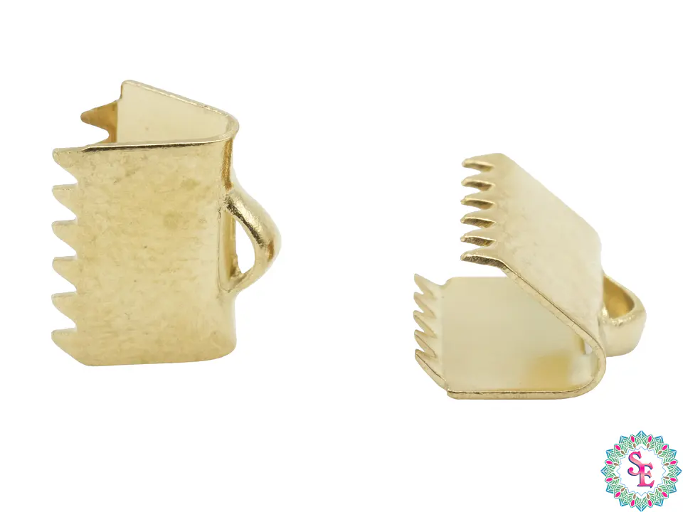ACERO DORADO TERMINAL CARTERA LISO 8.5MM 1