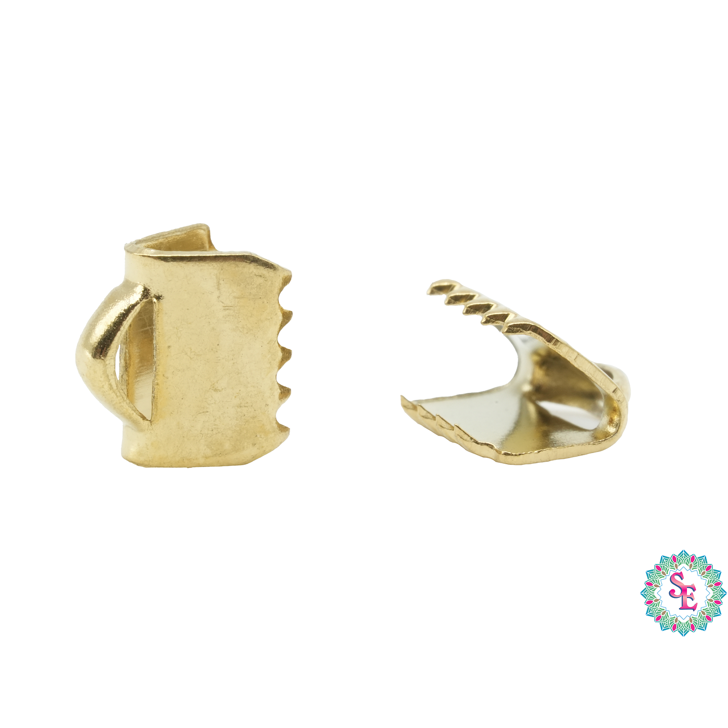 ACERO DORADO TERMINAL CARTERA LISO 6.5MM 1