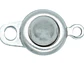 ACERO PLATEADO BROCHE PRESION REDONDO 8MM - thumbnail 1