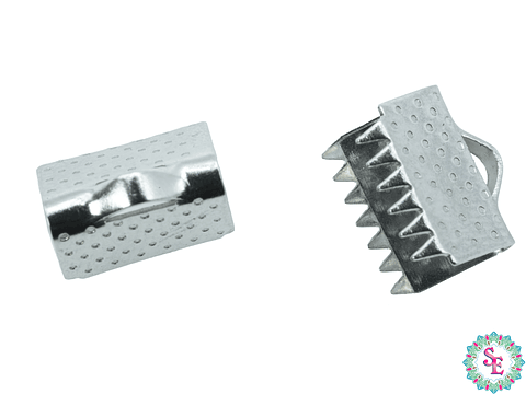 ACERO PLATEADO TERMINAL CARTERA 10.5MM