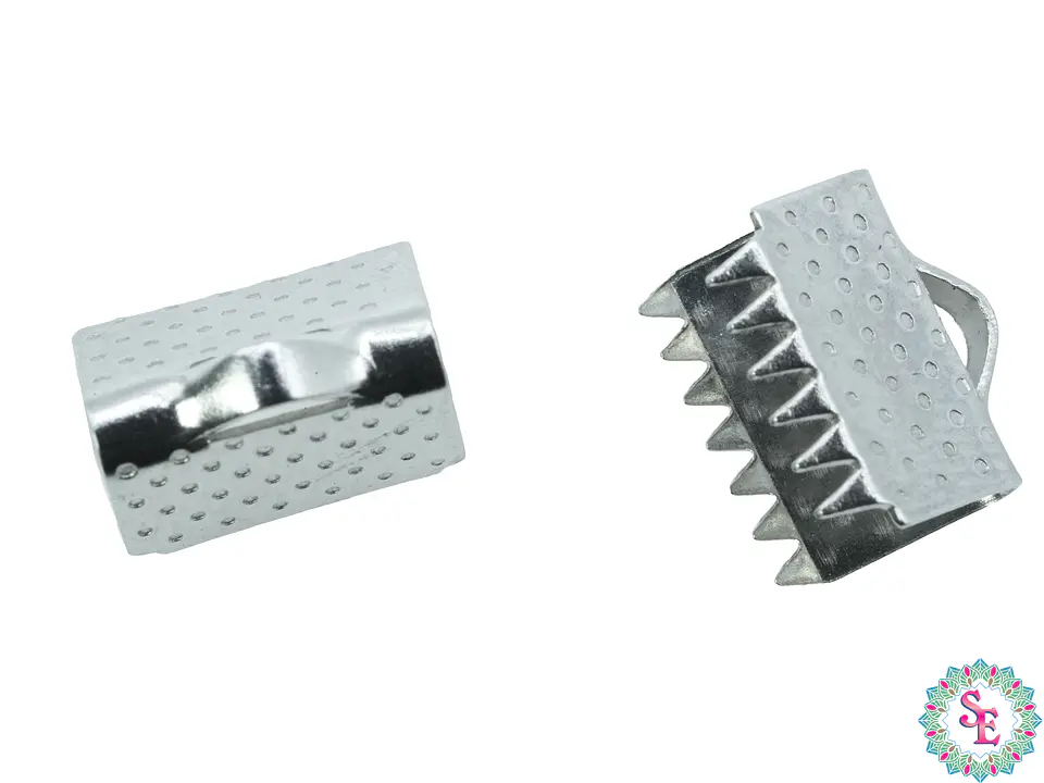 ACERO PLATEADO TERMINAL CARTERA 10.5MM 1